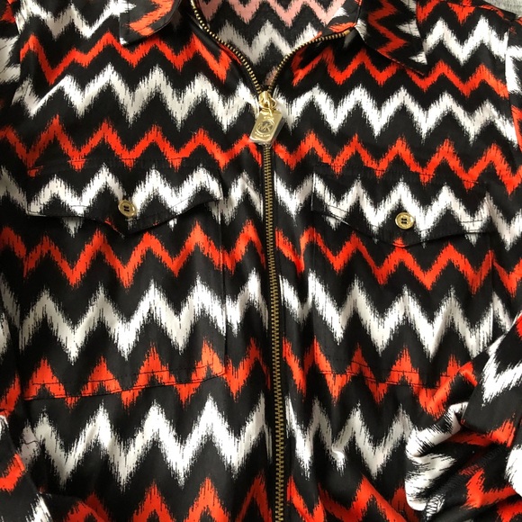 Michael Kors Zip-Front Shirt - Picture 5 of 5